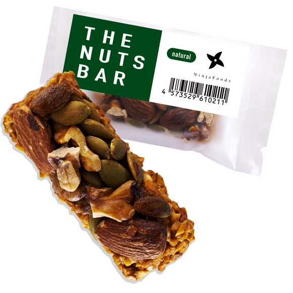 【次回出荷予定:5/2以降】THE NUTS BAR natural 7本セット