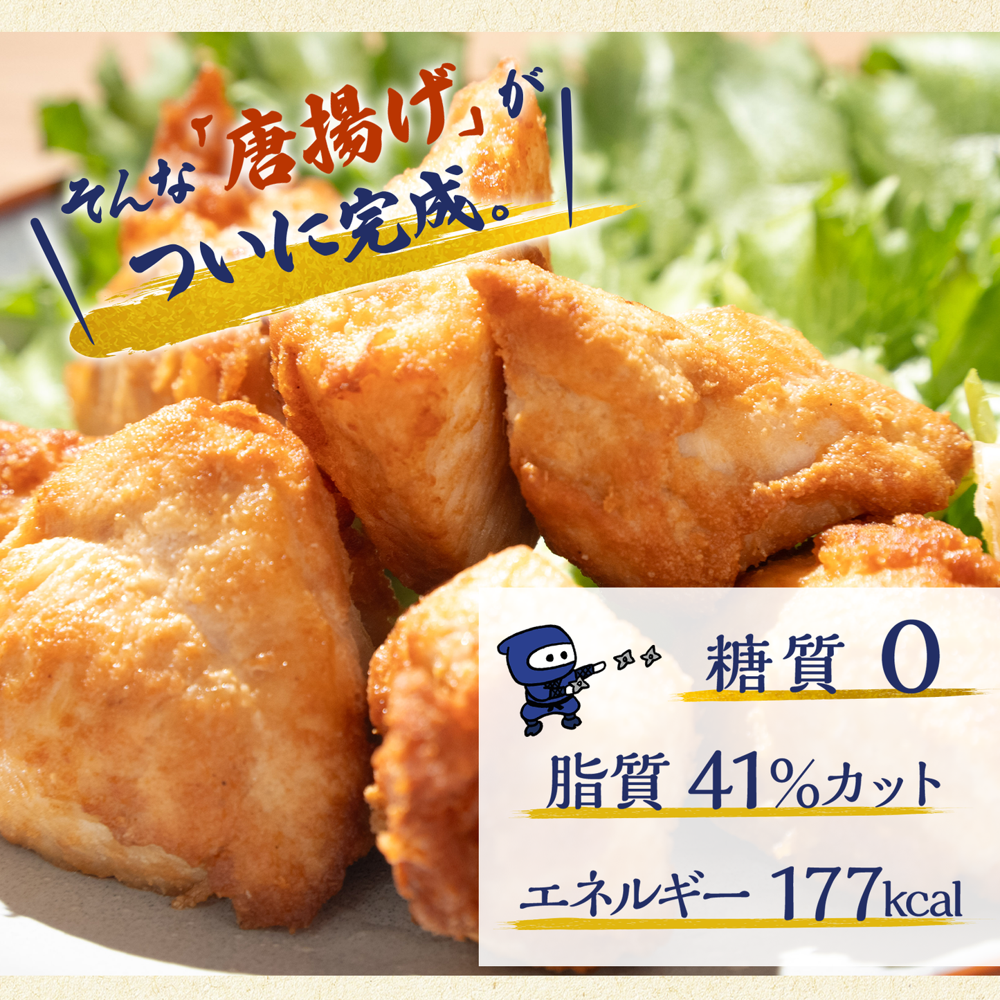 糖質ゼロ唐揚げ【500g×1袋】